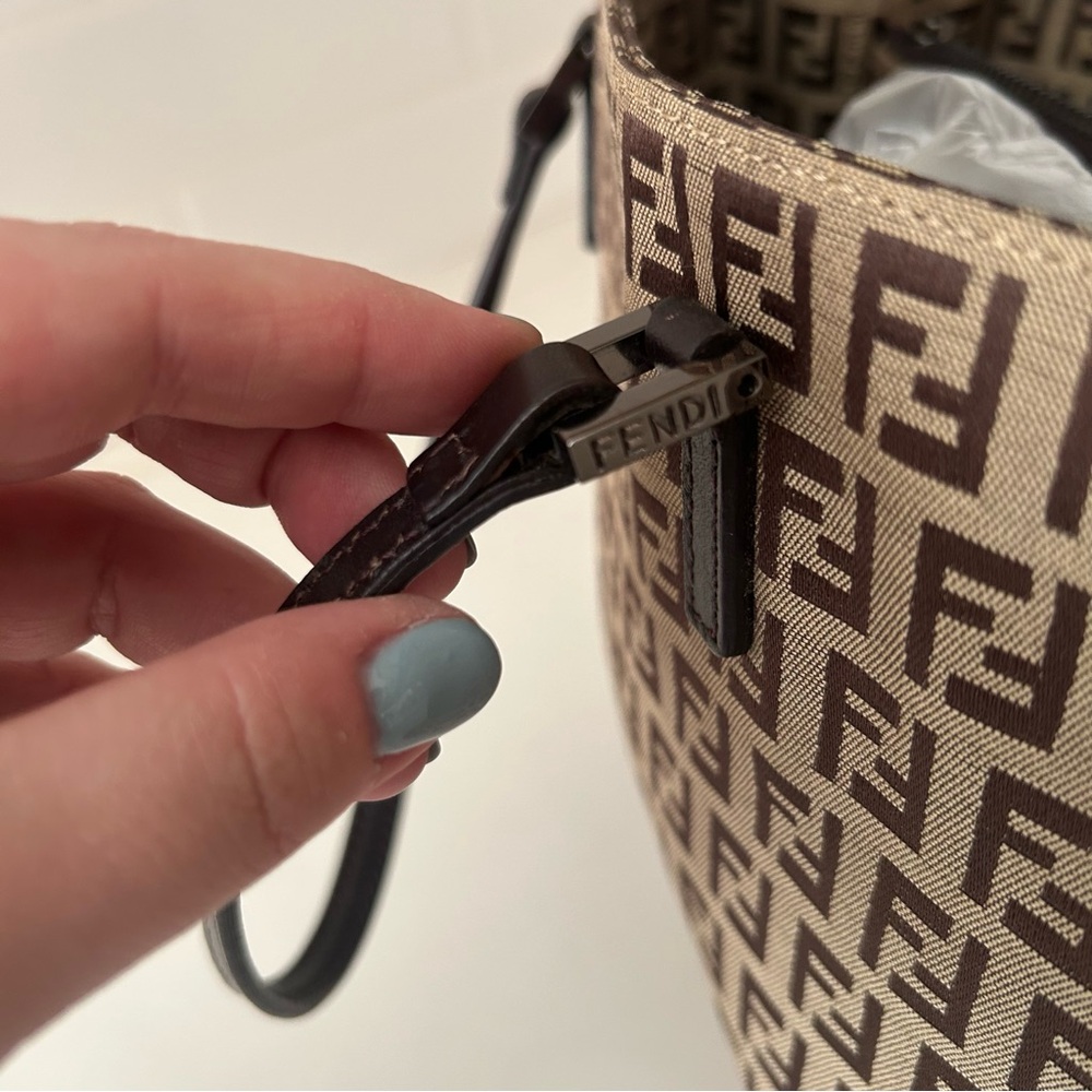 Fendi mini zucchino tote bag - Picture 5 of 14